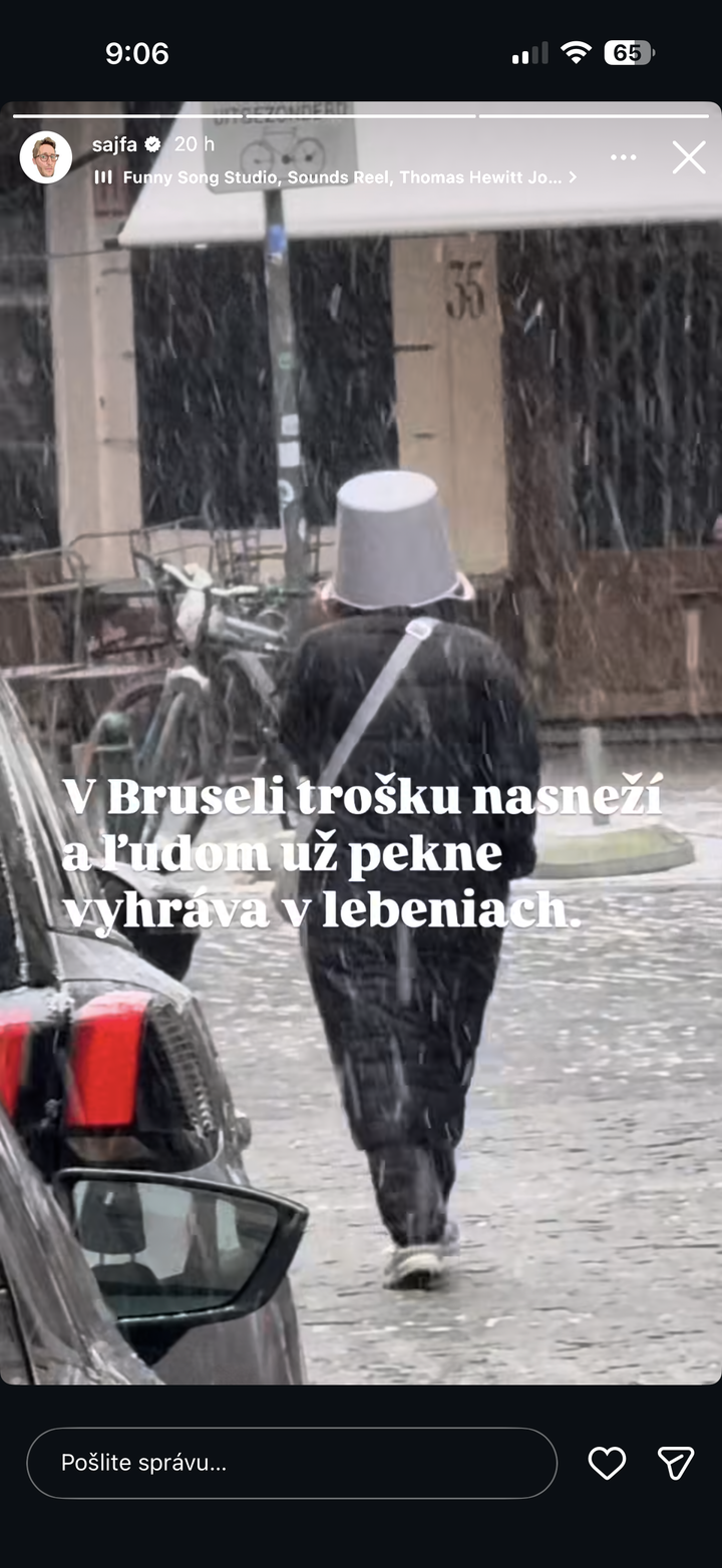Sajfa, Milujem Slovensko, Brusel, Sneh